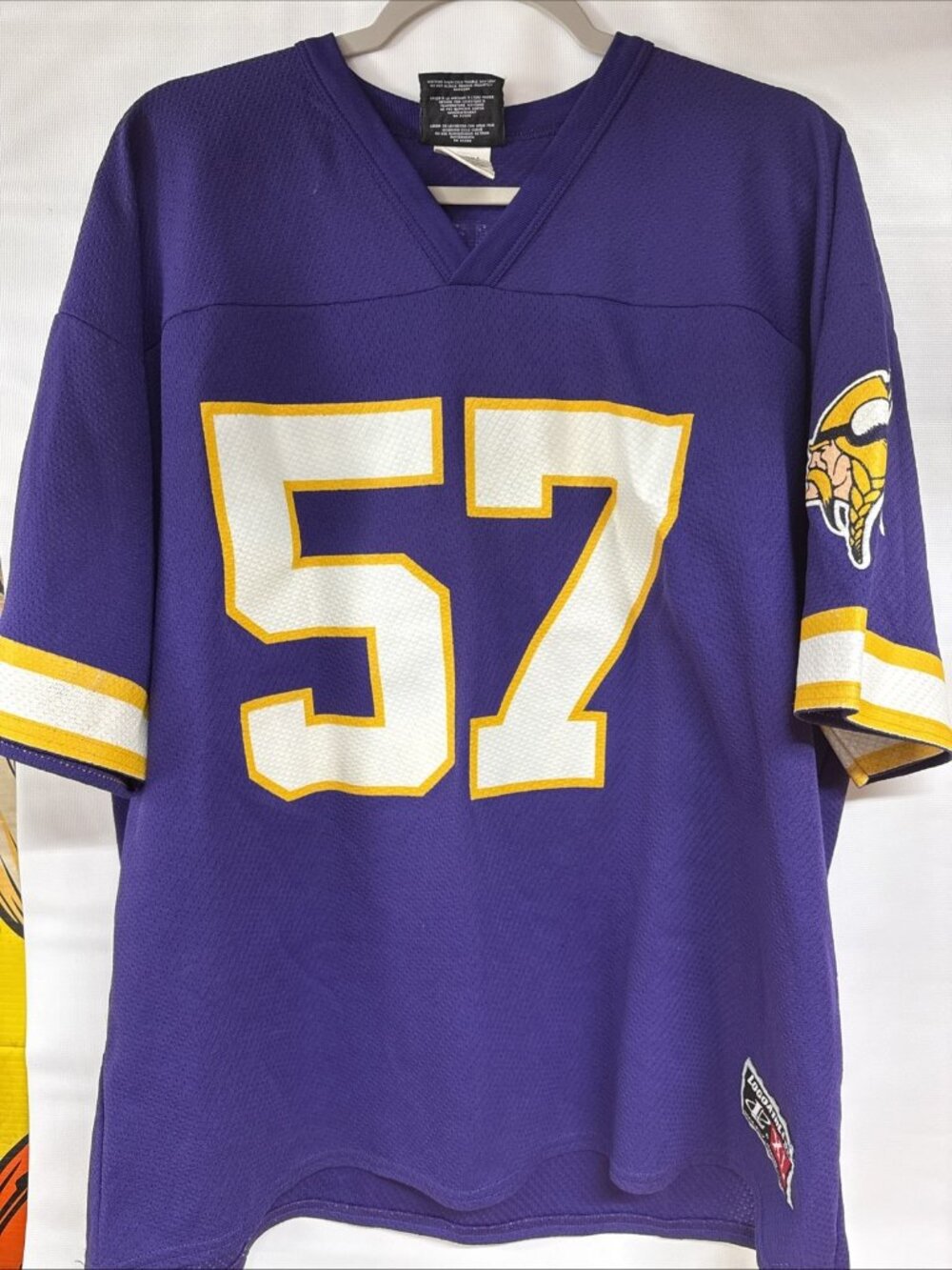 Vintage Men’s Logo Athletic Minnesota Vikings Purple Football Jersey Rudd Sz XL